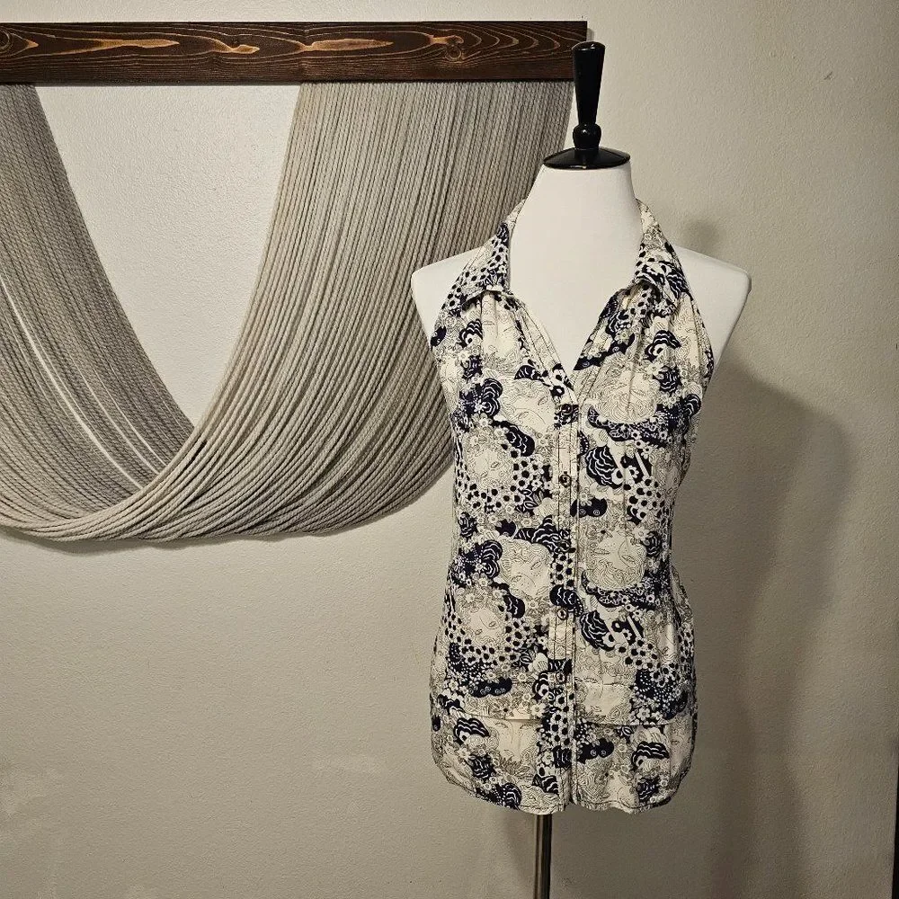 Maeve Lightweight Ruffled Racerback Tank Sz 14 - Picture 2 of 4